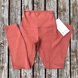 NWOT Lululemon Align Pant 25” Rustic Clay Size 2